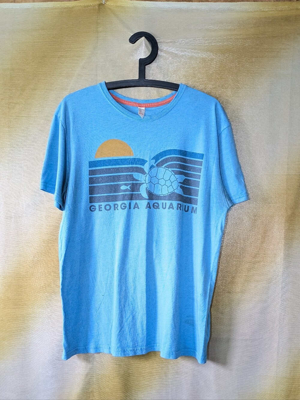 Vintage Kastlfel Georgia Aquarium Sea Turtle Graphic Shirt Large